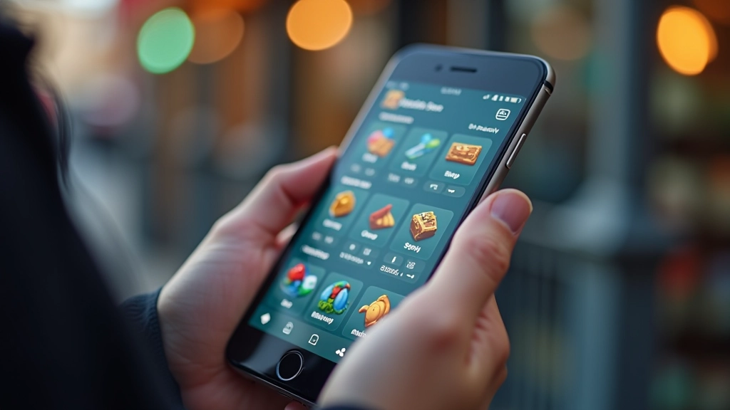 Mobile game interface showing economy UI with currency displays and shop menu